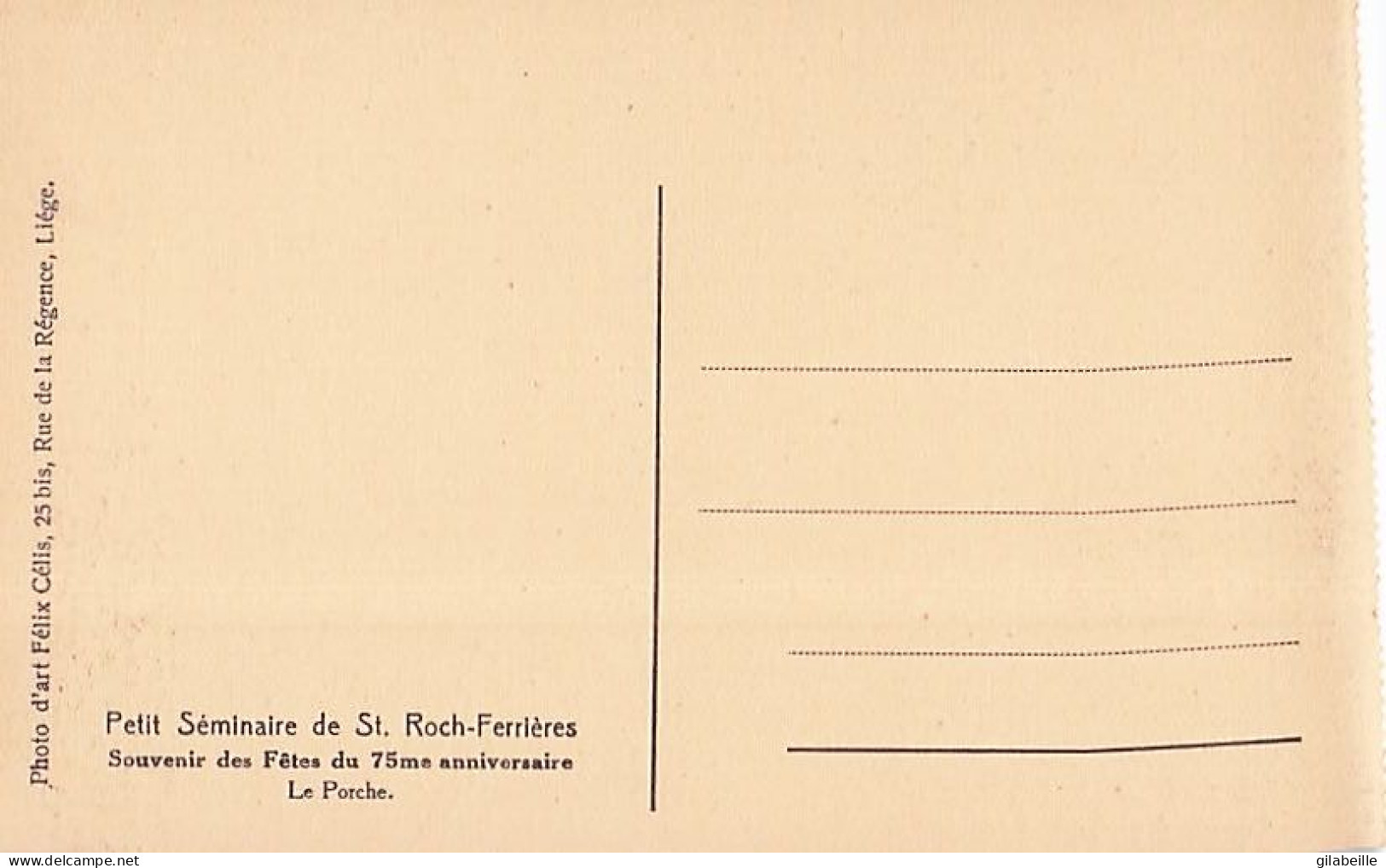 FERRIERES  - petit séminaire de Saint Roch- Ferrieres - lot 21 cartes  - souvenir fetes du 75 eme anniversaire
