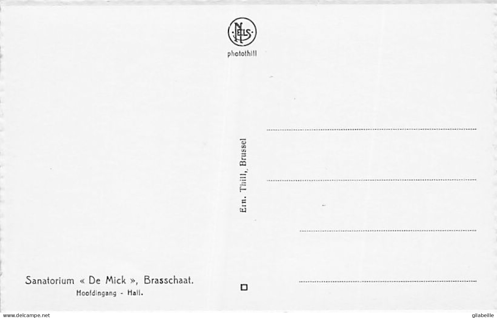 BRASSCHAAT - sanatorium " De Mick " - 10 zichtkaarten - lot 10 cartes