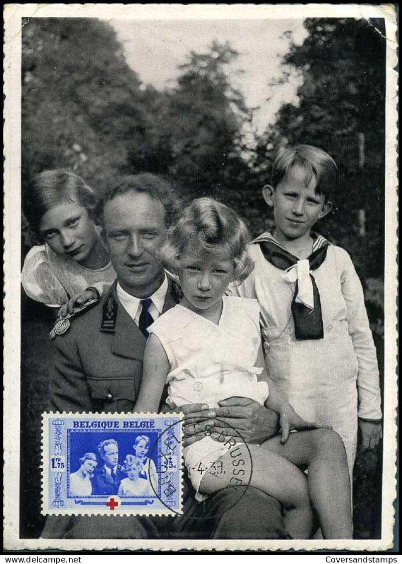 België - MK -501 - Leopold III En Kinderen, Rode Kruis - 1934-1951
