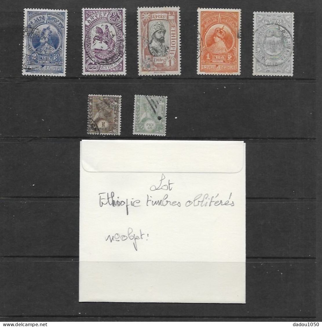 Lot Timbres Etiopie Oblitérés - Etiopia