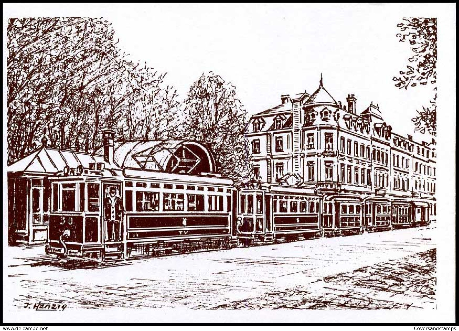 Luxembourg - Postcard - Chemins De Fer Luxembourgeois, Lignes à Voie étroite - Trains