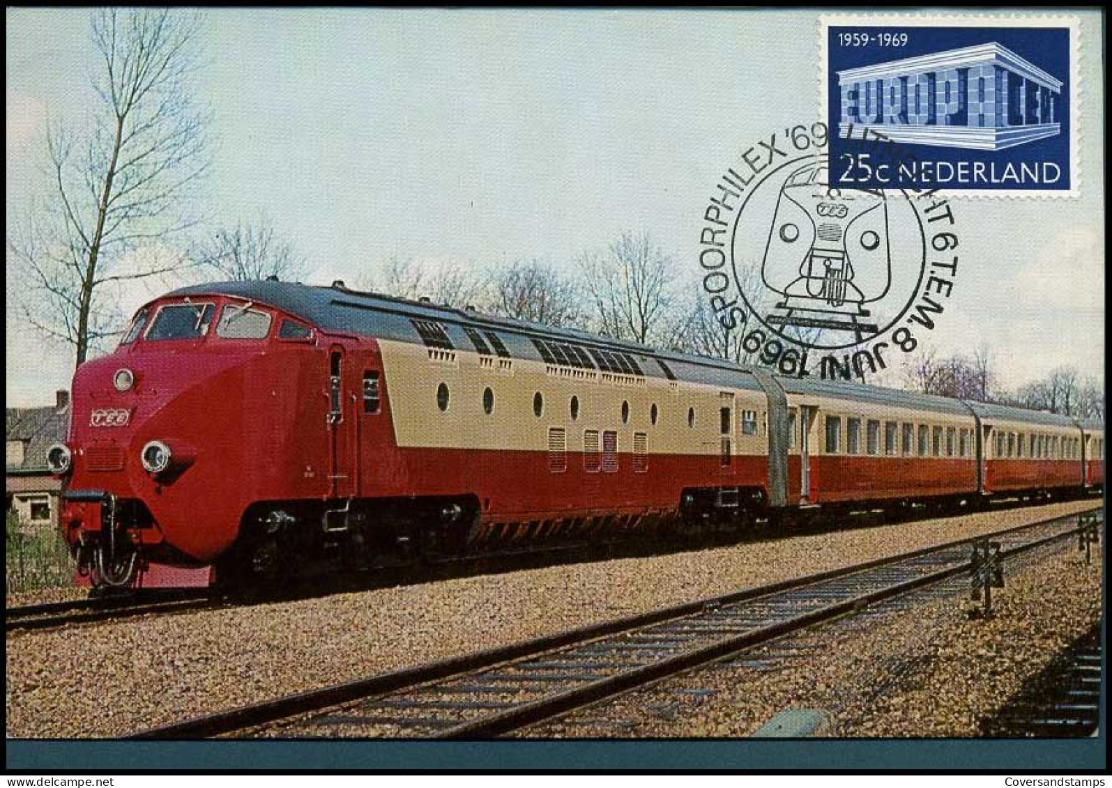 Nederland - Europa CEPT 1969 - Trains