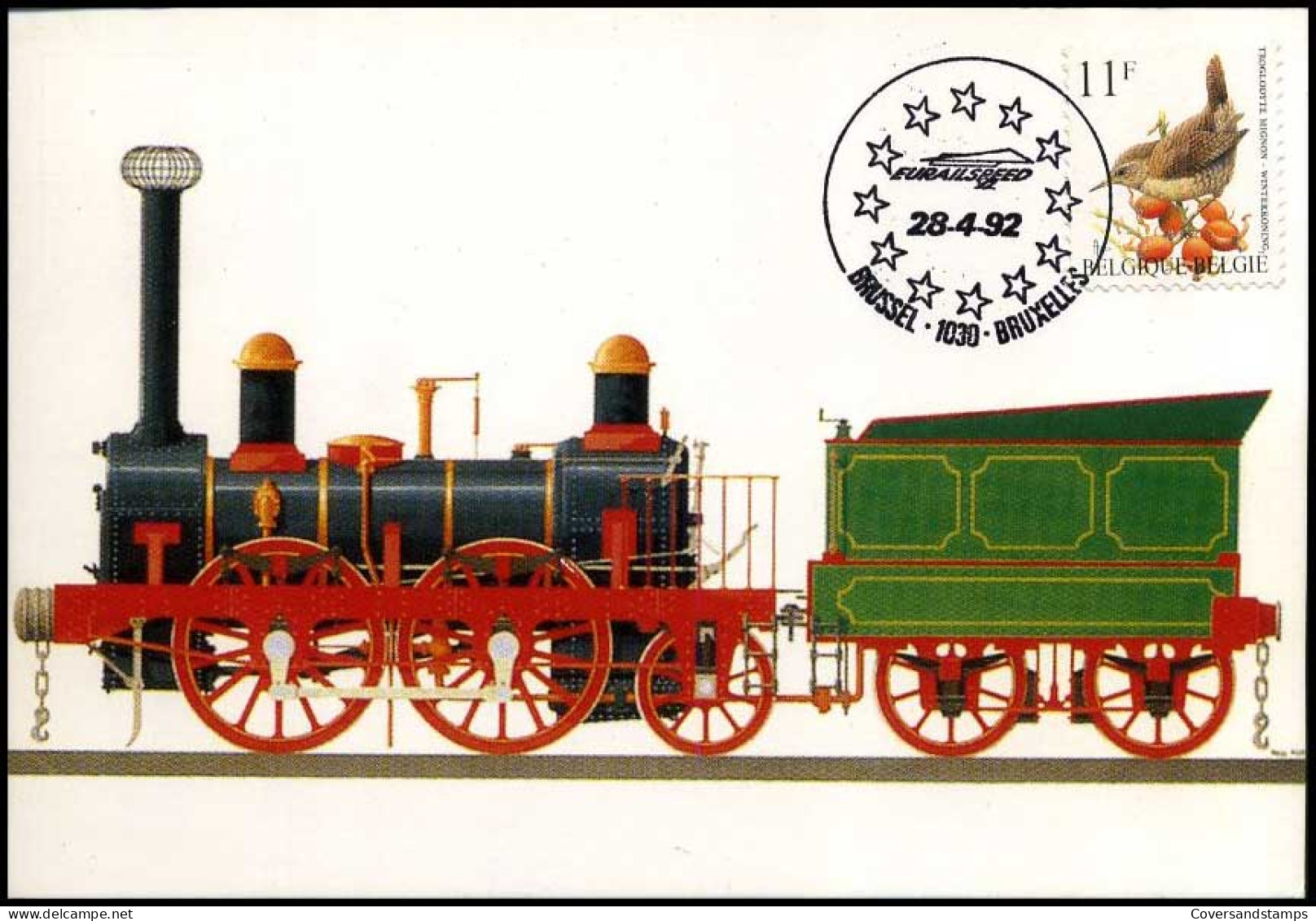 België - MK - "De Olifant" 1835, Stephenson Mechanisme - Trains