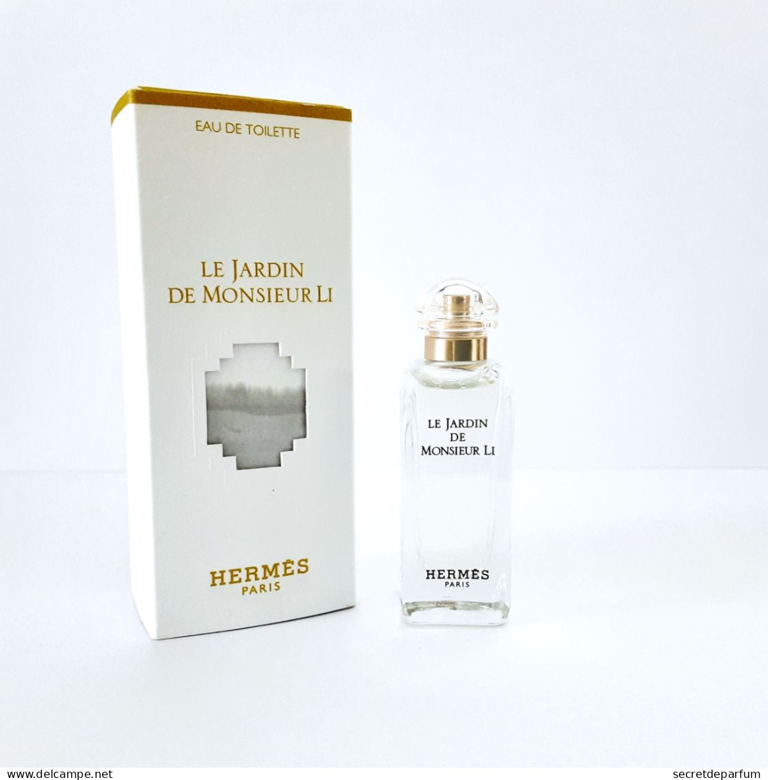 Miniatures De Parfum  LE JARDIN DE MONSIEUR  LI   De HERMES   EDT   7.5  Ml + BOITE - Miniaturen Damendüfte (mit Verpackung)