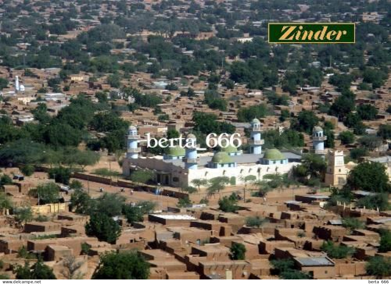 Niger Zinder Mosque New Postcard - Níger