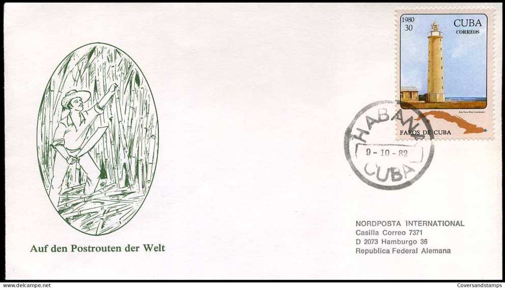 Cuba - FDC - Faros De Cuba - Lighthouse - FDC