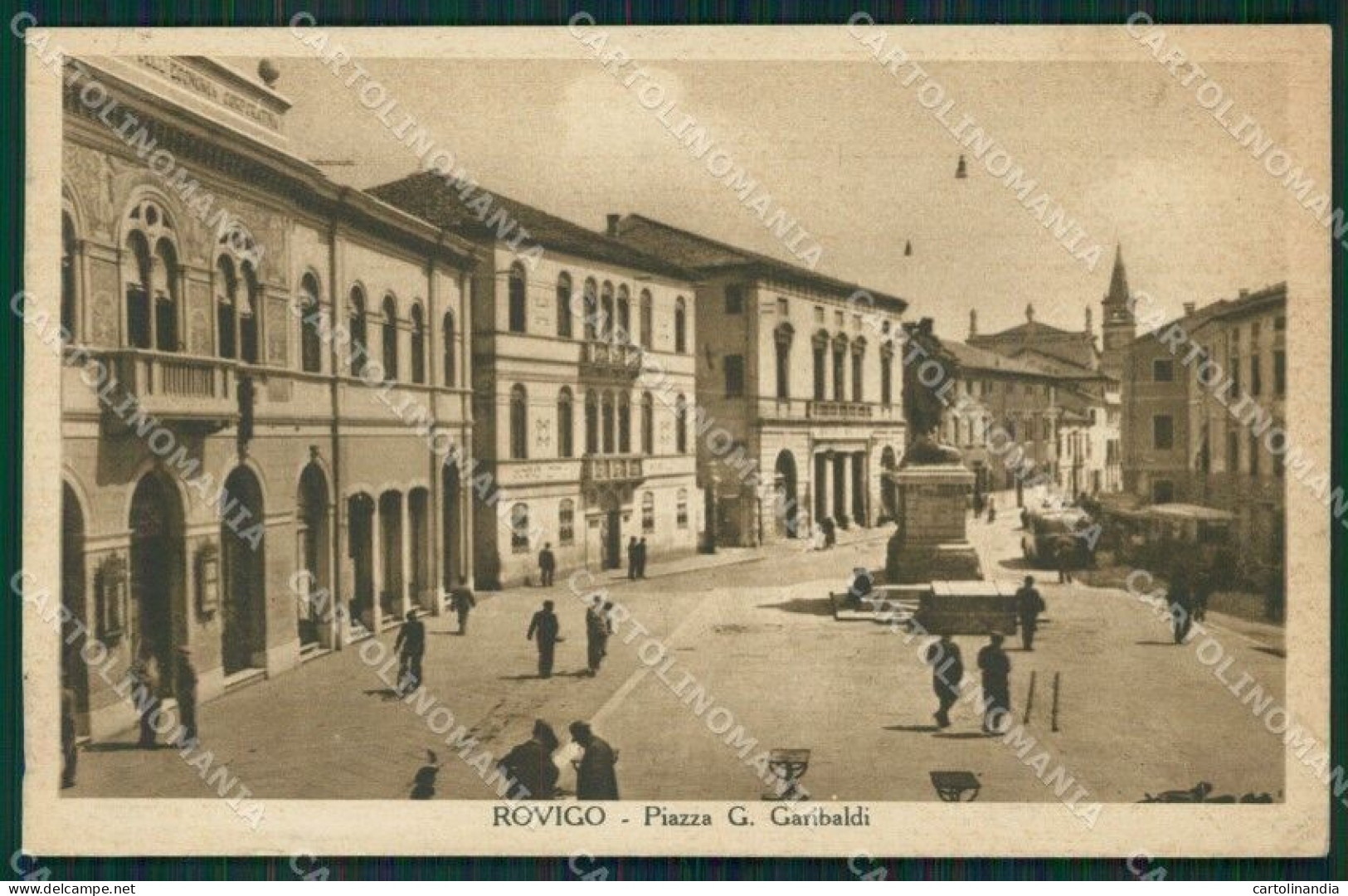 Rovigo Città Garibaldi Cartolina QT1778 - Rovigo