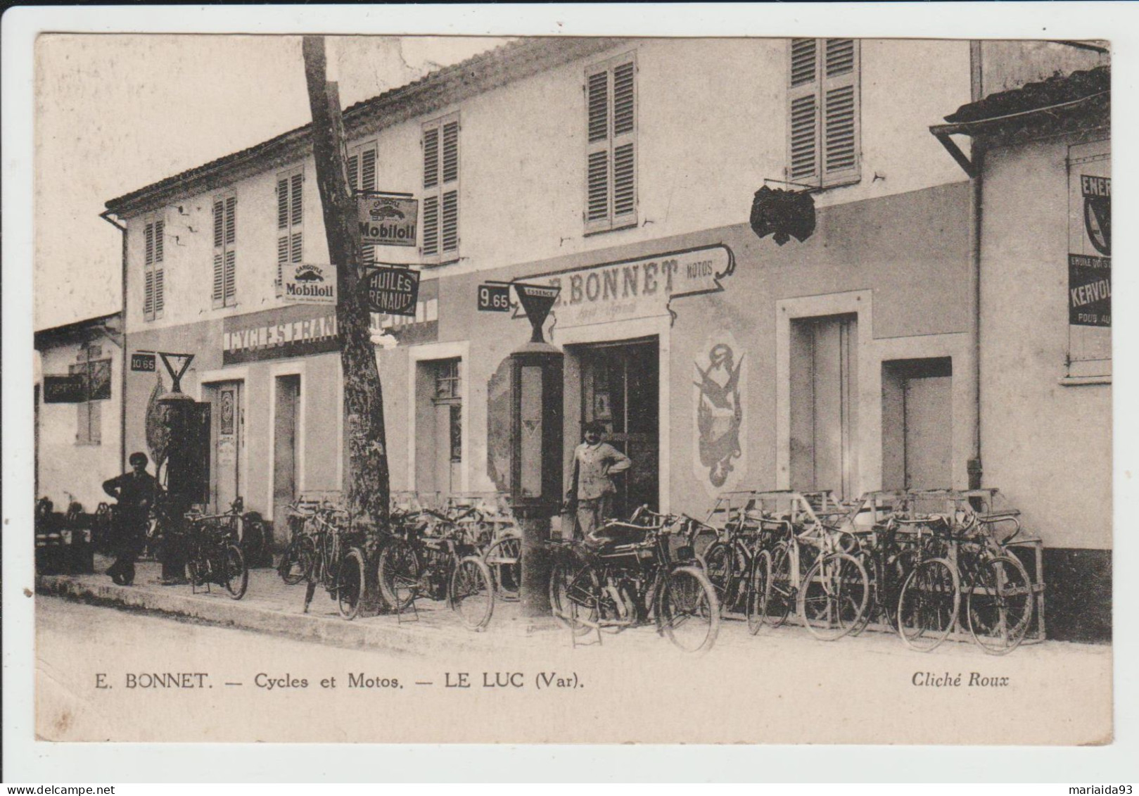 LE LUC - VAR - CYCLES ET MOTOS E. BONNET - DEVANTURE DE MAGASIN - Le Luc