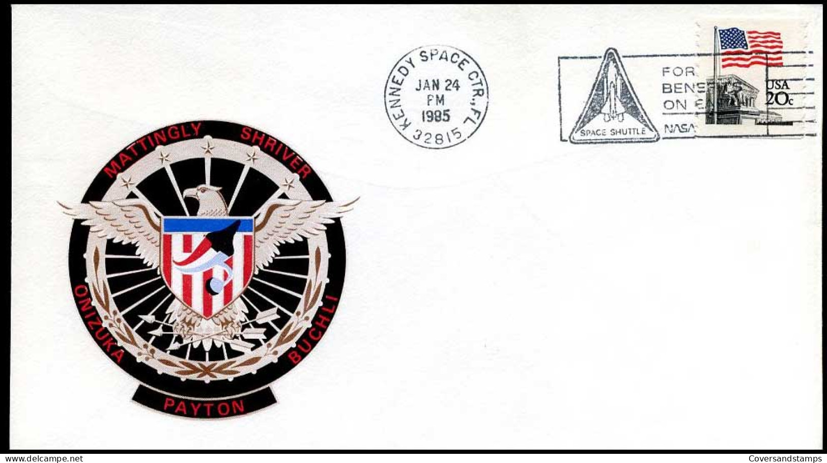 USA - FDC - Space Shuttle - 1981-1990