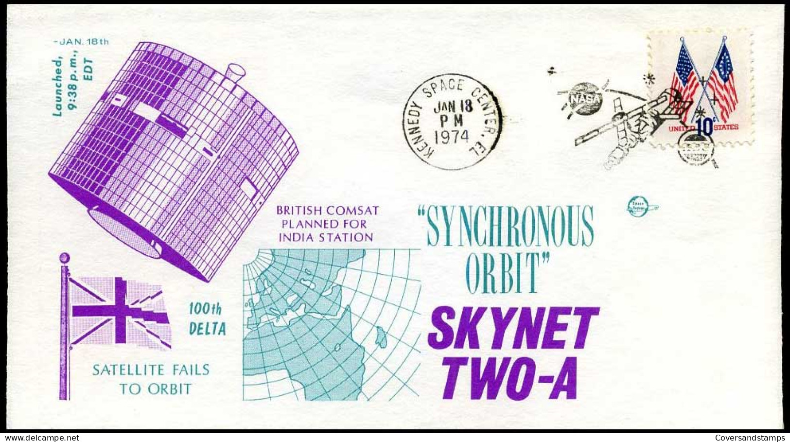 USA - FDC - Skynet Two-A - North  America
