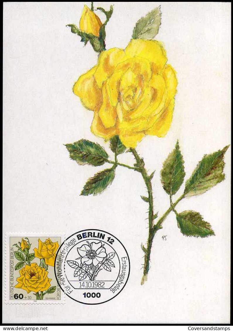 Bundespost - Maximum Card - Roses - Rosen