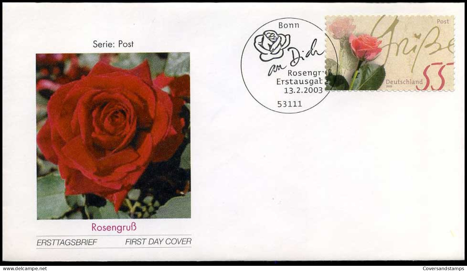 Deutschland - FDC - Roses - Rose