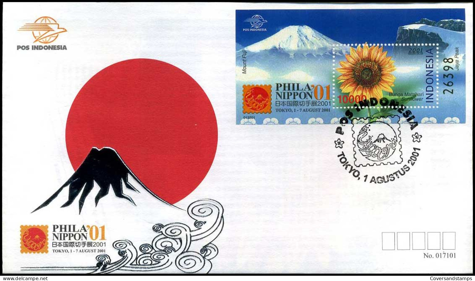 Indonesia - FDC - Phila Nippon '01 - Indonesia