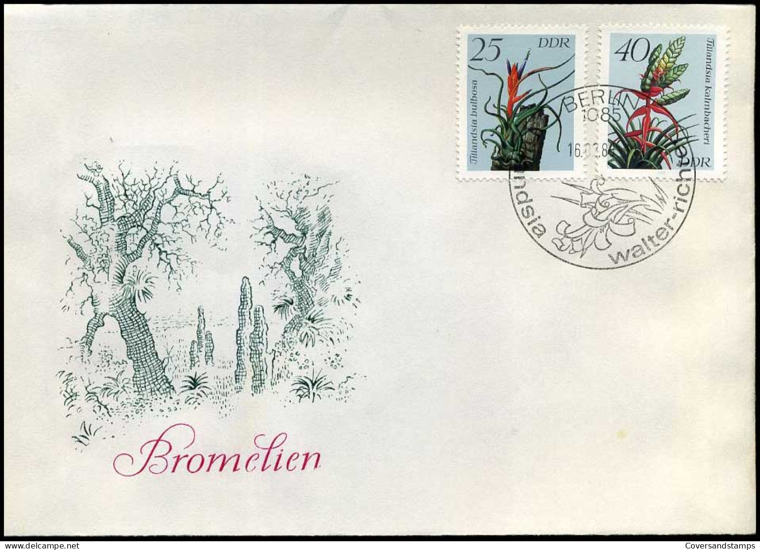 DDR - FDC - Flowers - Andere & Zonder Classificatie