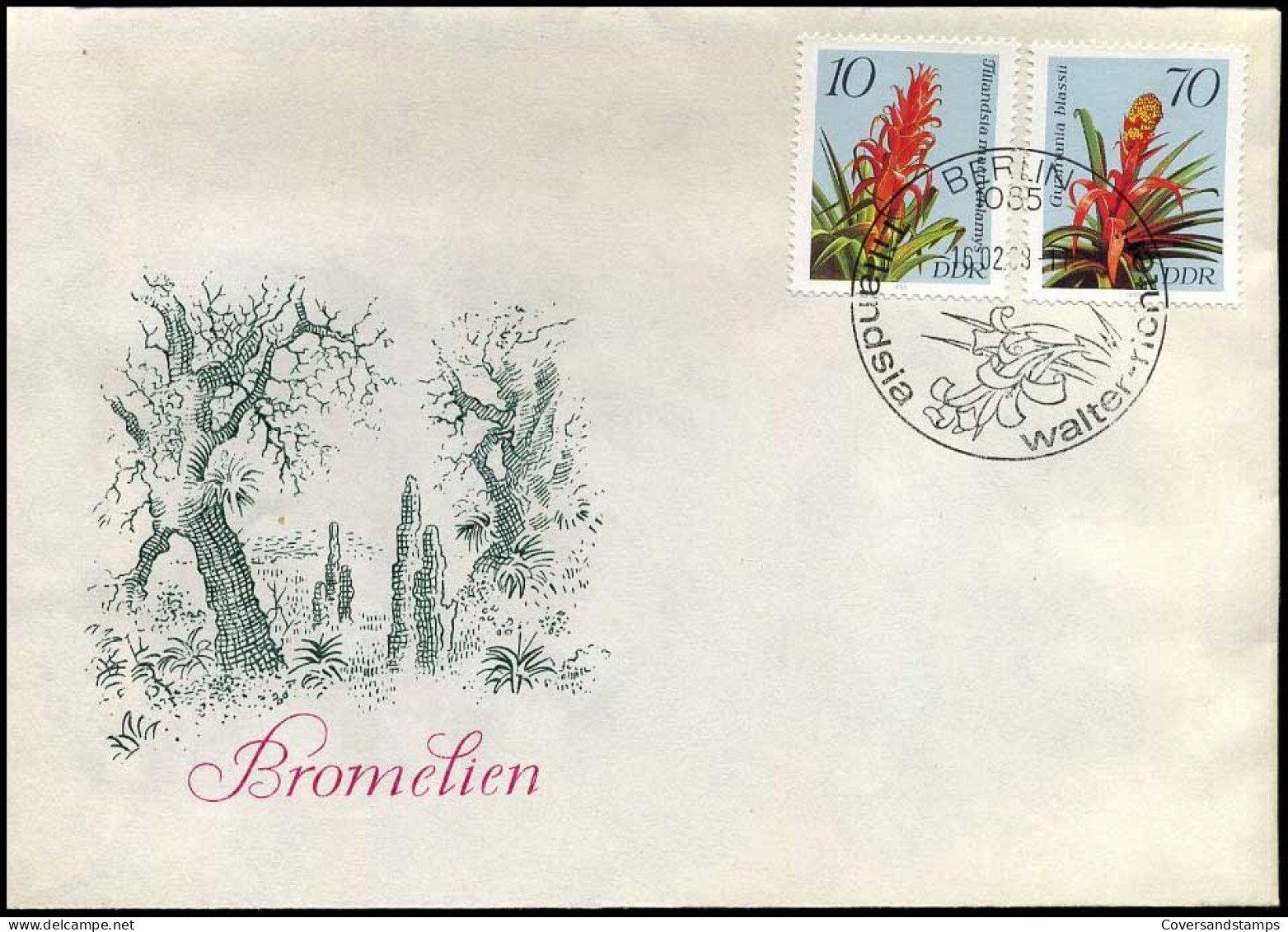 DDR - FDC - Flowers - Andere & Zonder Classificatie