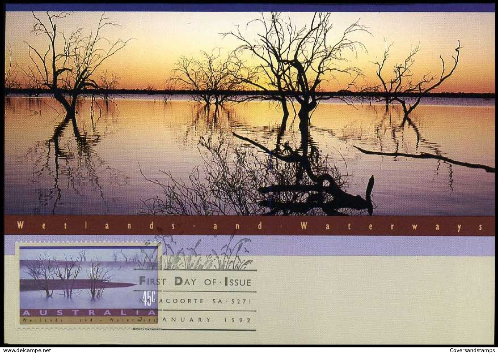 Australia - Maximum Card - Wetlands And Waterways - Cartoline Maximum
