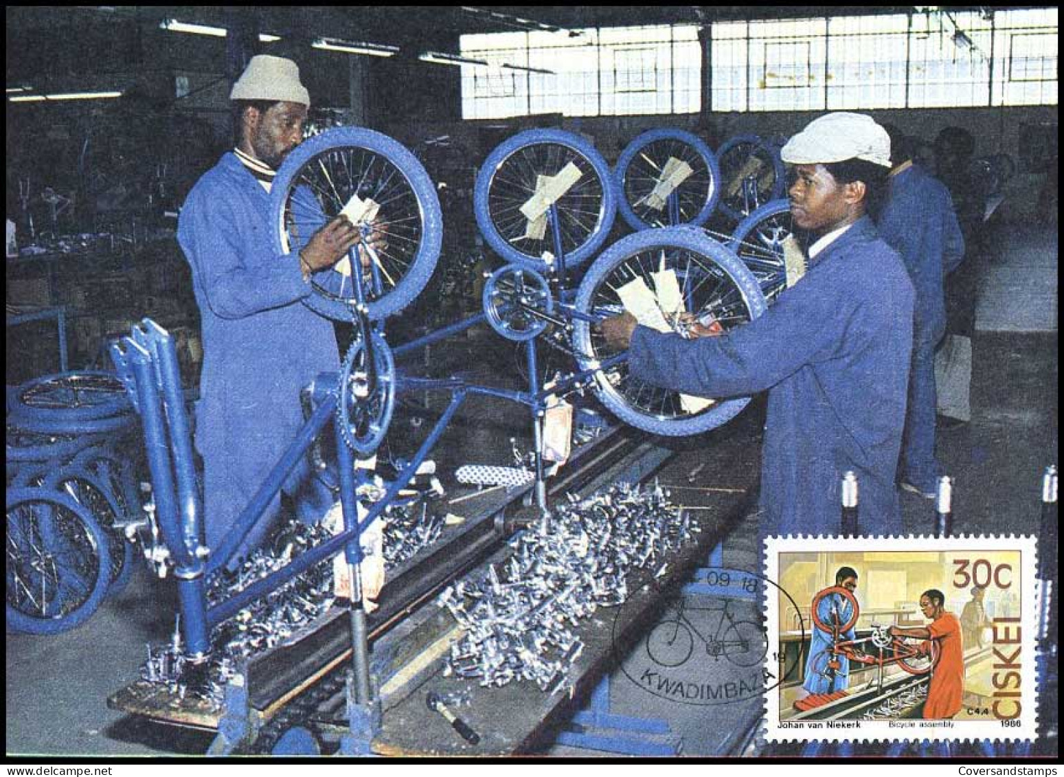 Ciskei - Maximumcard - Bicycle Factory - Ciskei