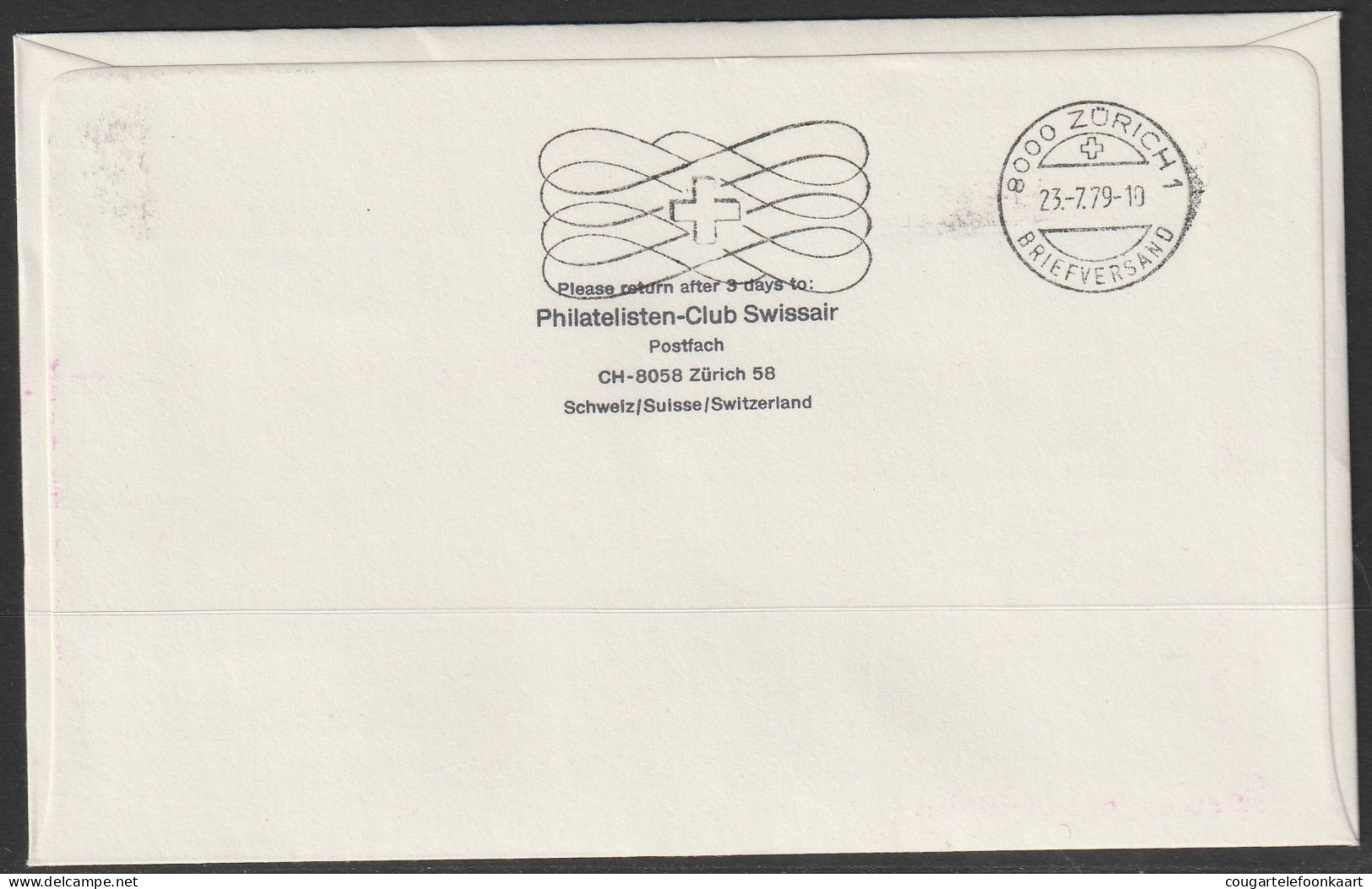 1979, National Airlines, Erstflug, Miami AMF - Zürich - 3c. 1961-... Lettres