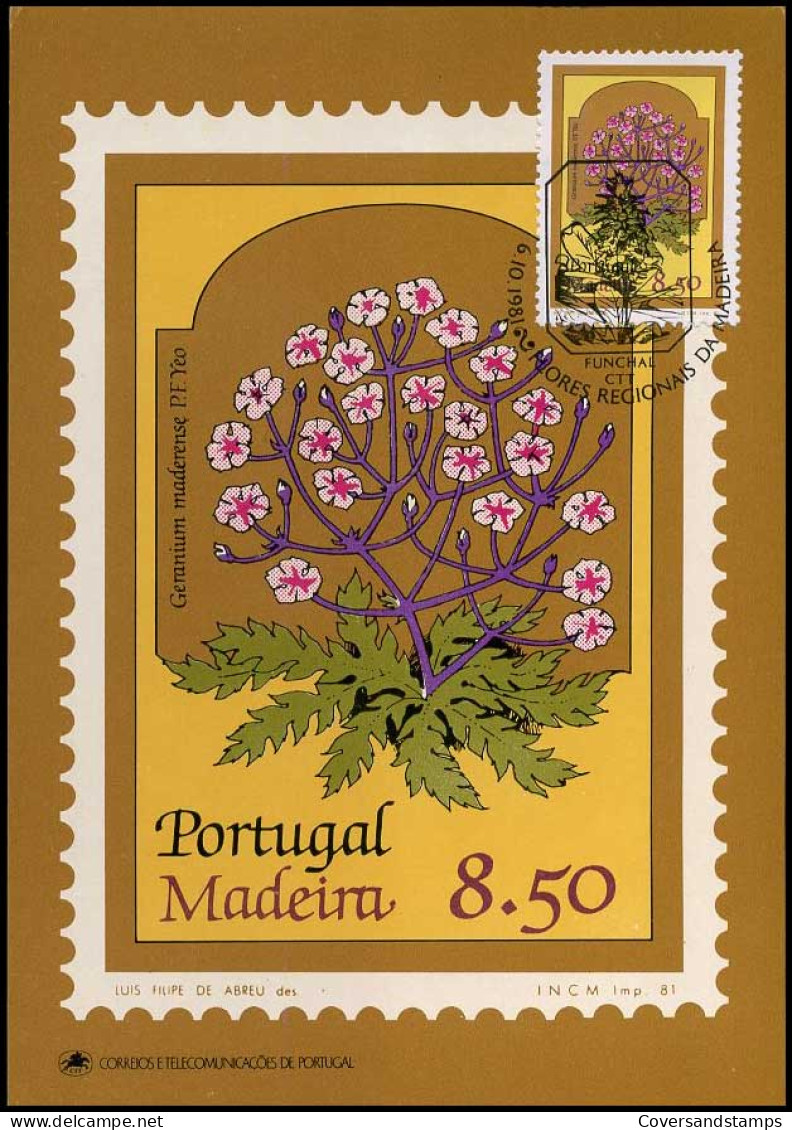 Portugal Madeira - Maximumcard - Flowers - Sonstige & Ohne Zuordnung