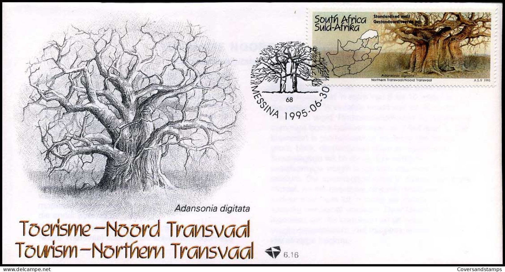 South-Africa - FDC - Tourism-Northern Transvaal - FDC