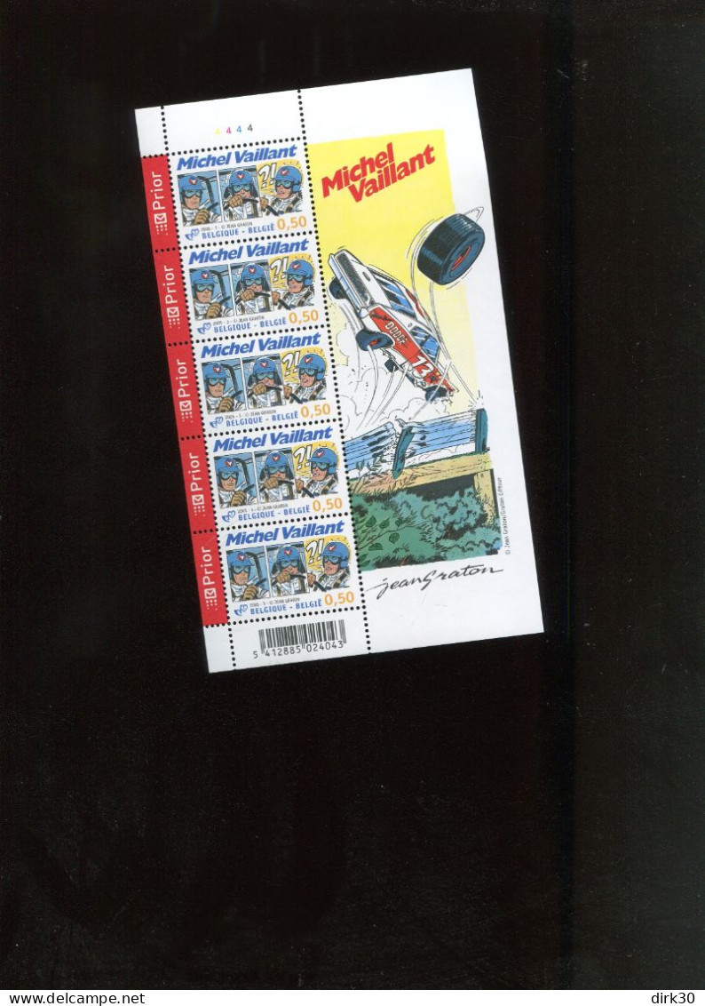 Belgie 2005 3350 Michel Vaillant Comics Bd Strips Velletje Plaatnummer 4 MNH - 2001-2010