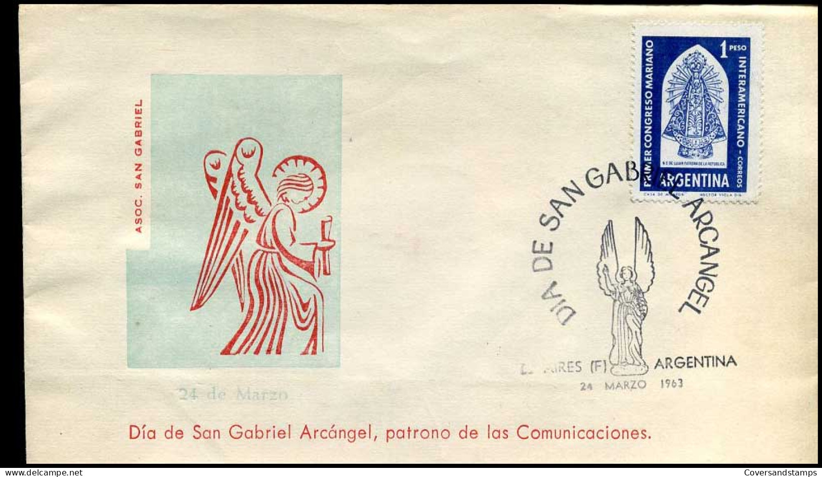Argentinië - FDC - Dia De San Gabriel Arcangel - FDC