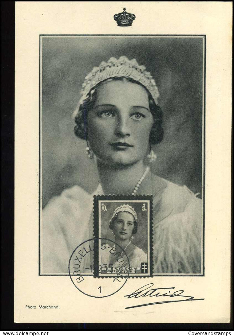 415 - MK - Tuberculosebestrijding - Koningin Astrid - 1934-1951