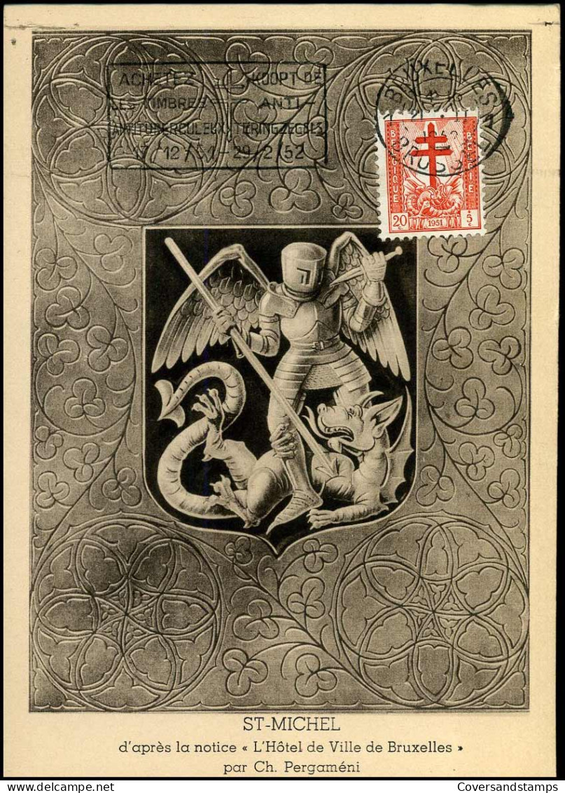 868 - MK - Antitereringzegels / Antituberculeux - Kruis Van Lotharingen En Draak / Croix De Loraaine Et Dragon - 1951-1960