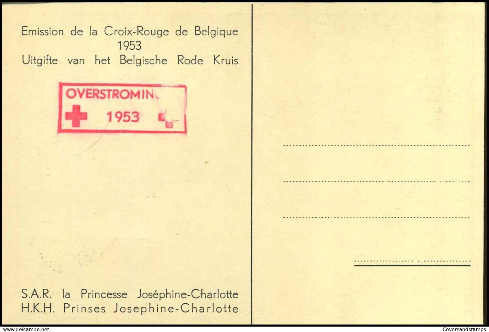 912 + 913 - MK - Prinses Josephine-Charlotte - 1951-1960
