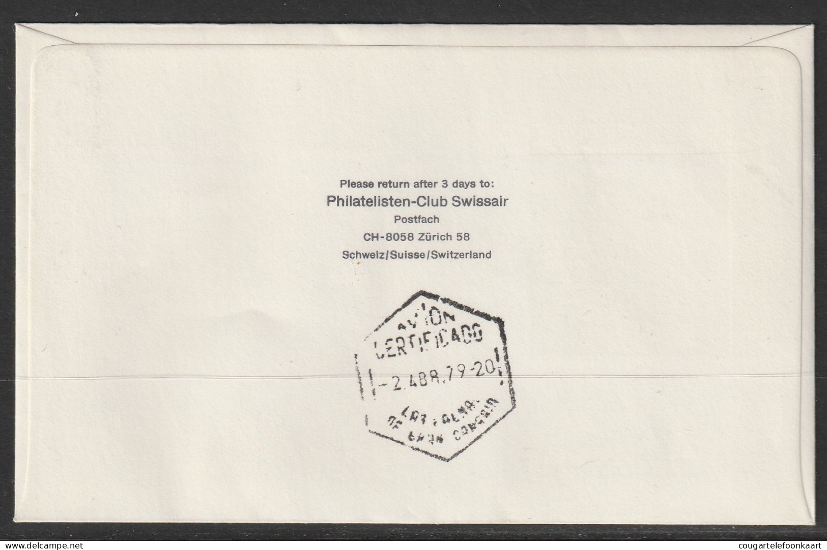 1979, Iberia, Erstflug, Liechtenstein - Las Palmas - Luchtpostzegels