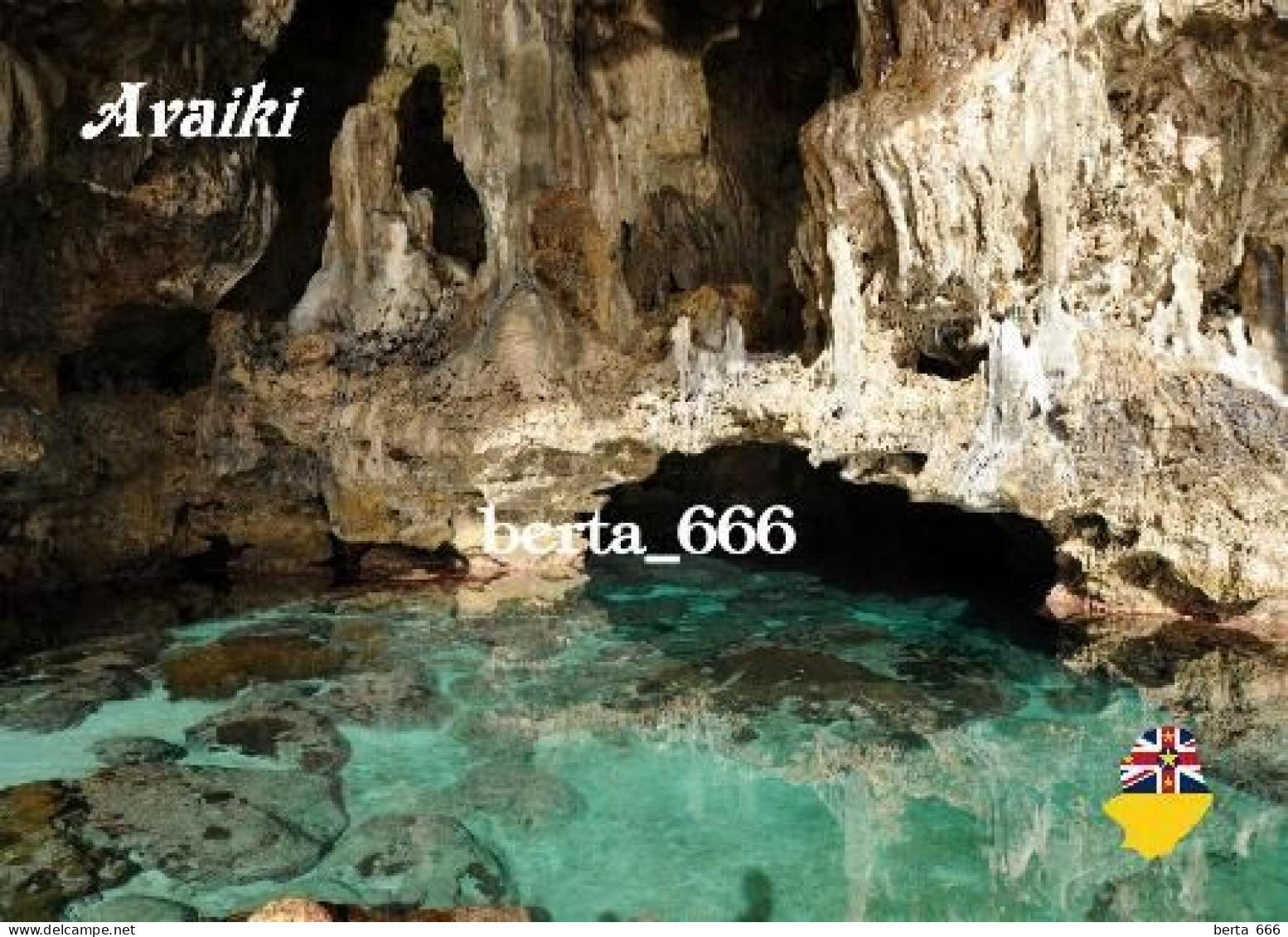 Niue Island Avaiki Caves New Postcard - Sonstige & Ohne Zuordnung