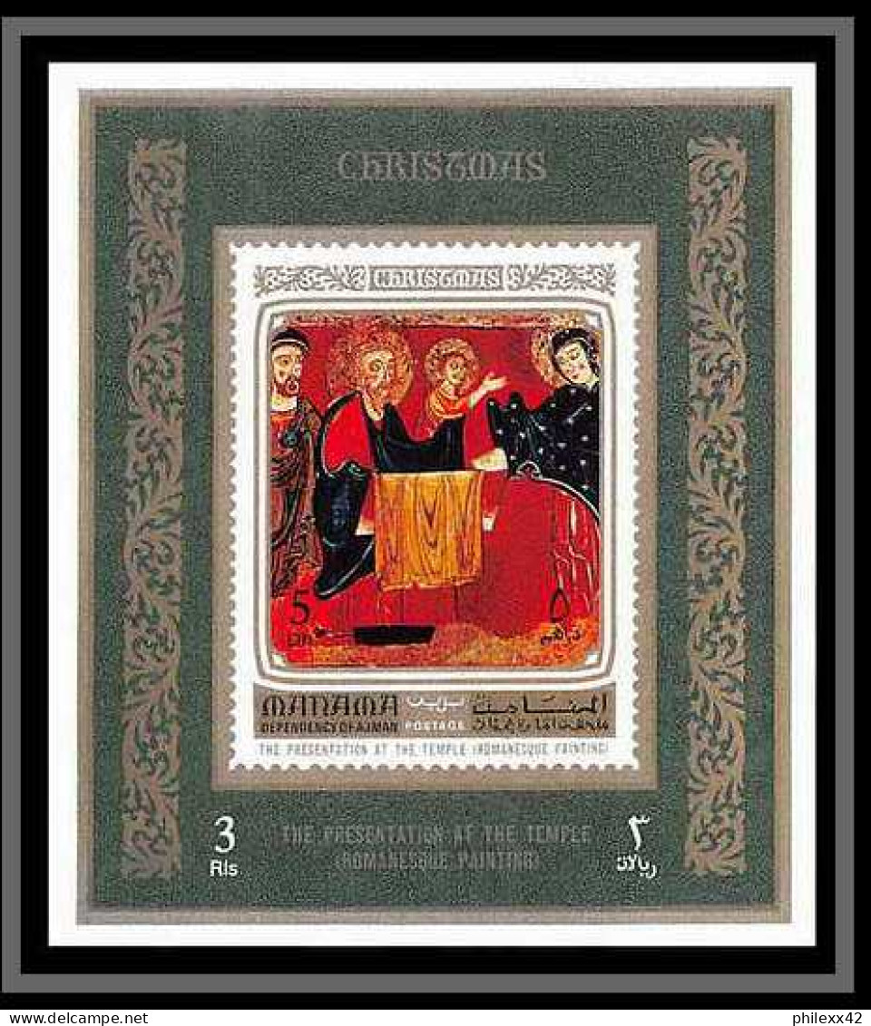 Manama - 3147/ N° 900/907 Christmas Renaissance Peinture Tableaux Paintings Deluxe Miniature Sheets ** MNH - Religione