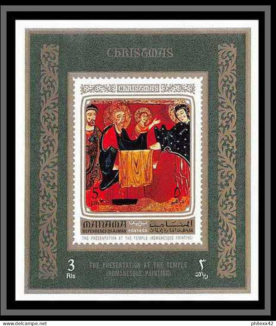 Manama - 3147/ N° 900/907 Christmas Renaissance Peinture Tableaux Paintings Deluxe Miniature Sheets ** MNH - Religión