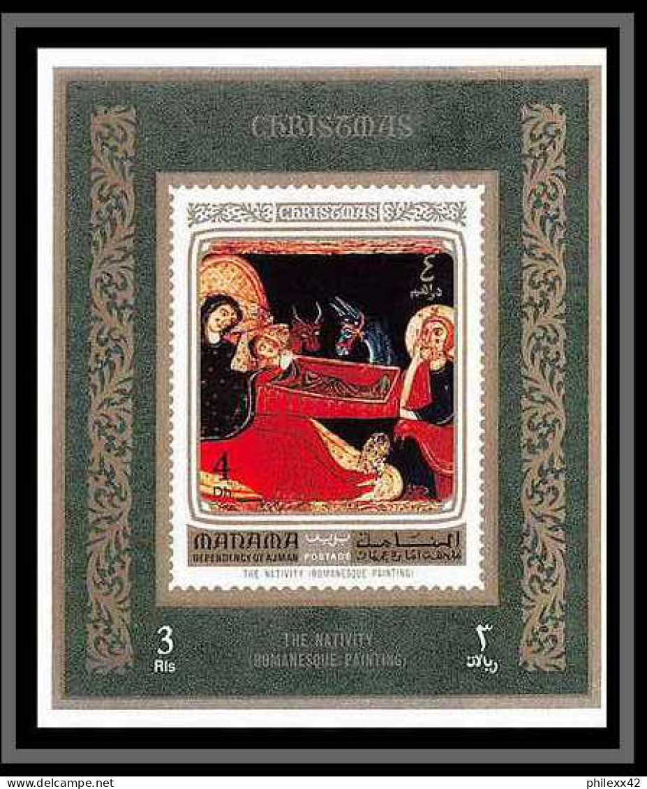 Manama - 3147/ N° 900/907 christmas renaissance peinture tableaux paintings deluxe miniature sheets ** MNH