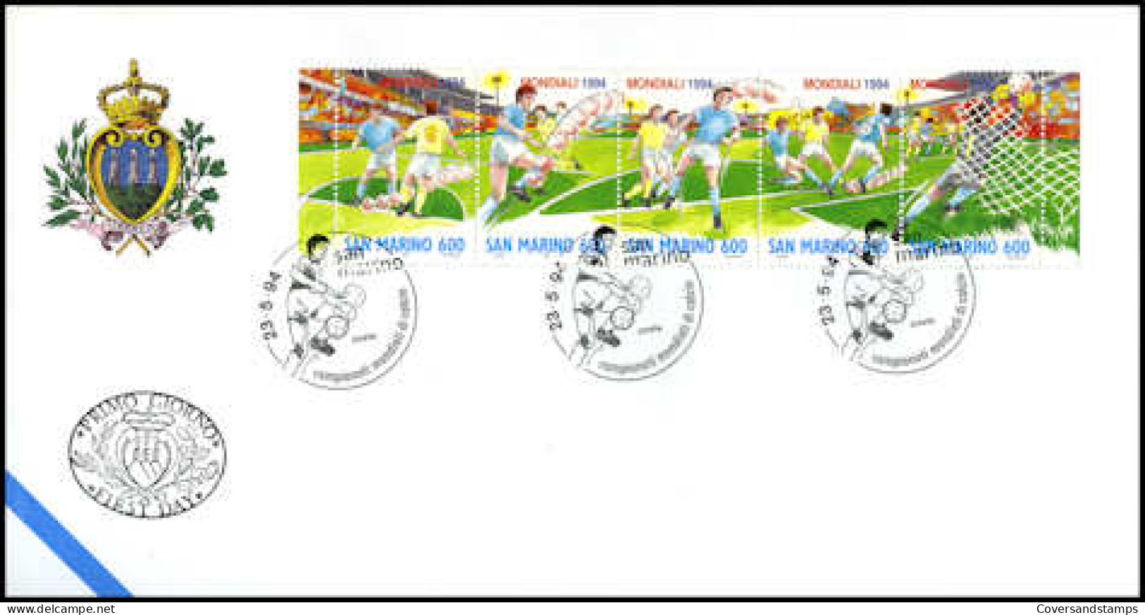 San Marino - Wereldkampioenschap Voetbal - FDC - - FDC