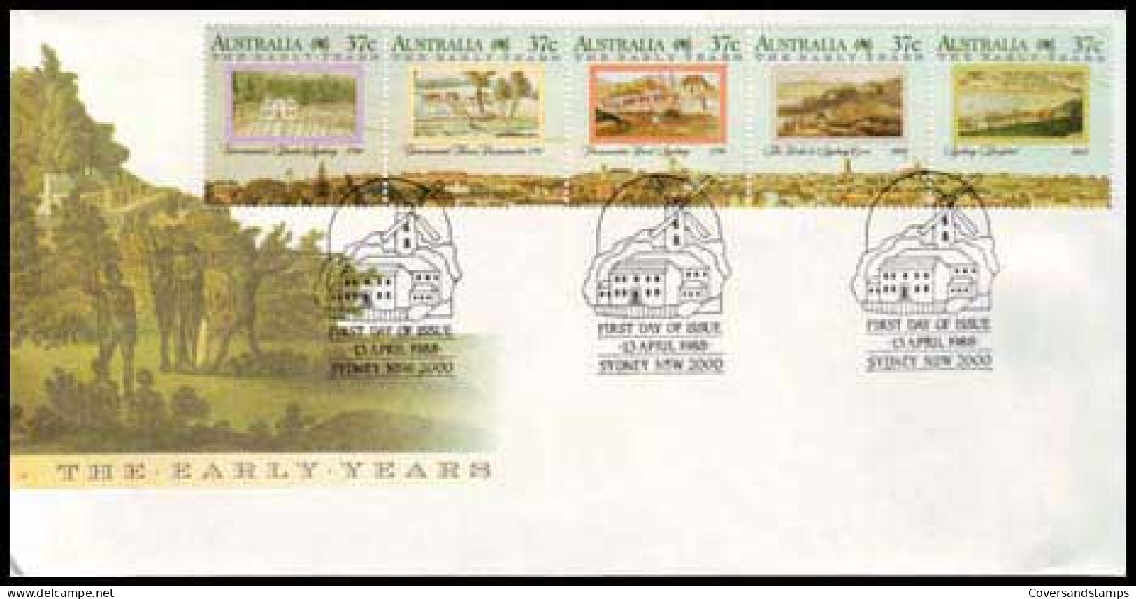 Australië  - Sydney - The Early Years - FDC - - Ersttagsbelege (FDC)