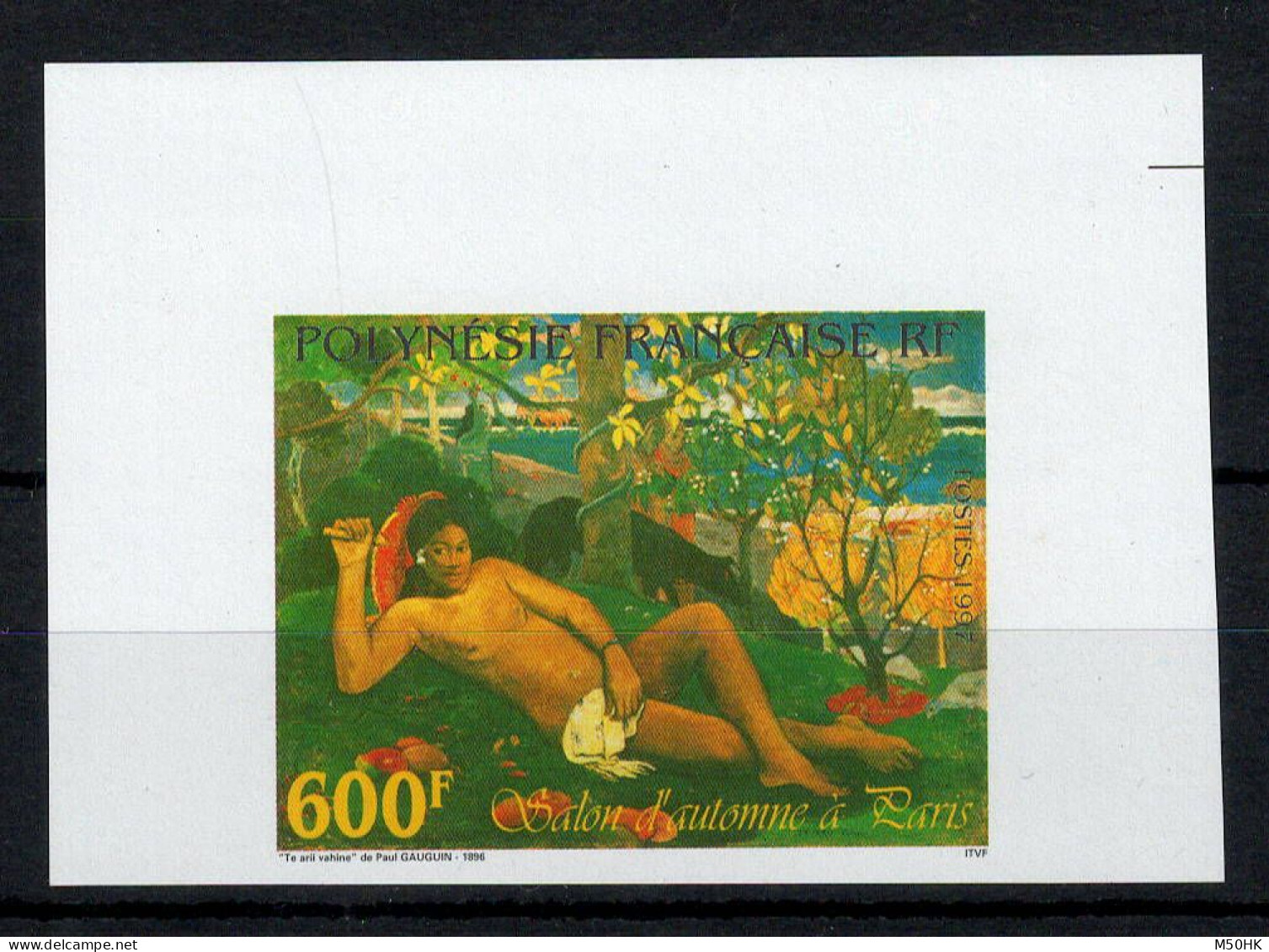 Polynésie - Non Dentelé - YV 553 N** MNH Luxe , Gauguin - Non Dentellati, Prove E Varietà