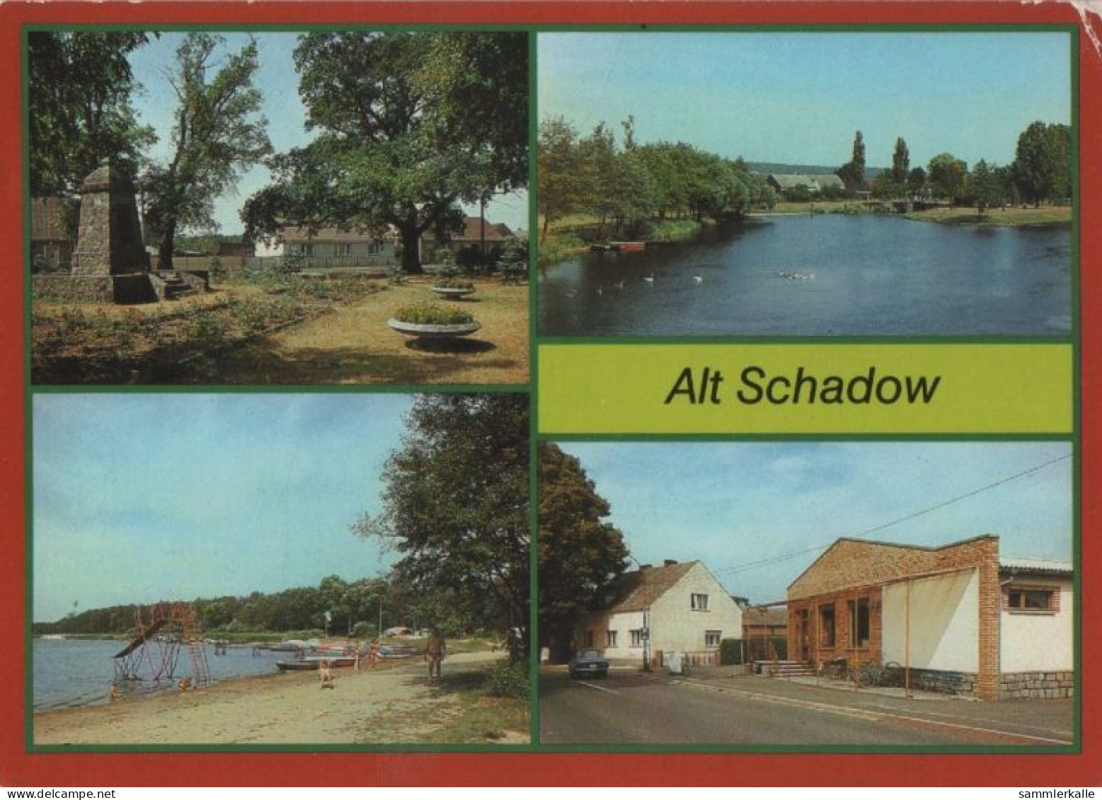 89698 - Märkische Heide-Alt Schadow - U.a. Dorfplatz - 1986 - Luebben (Spreewald)