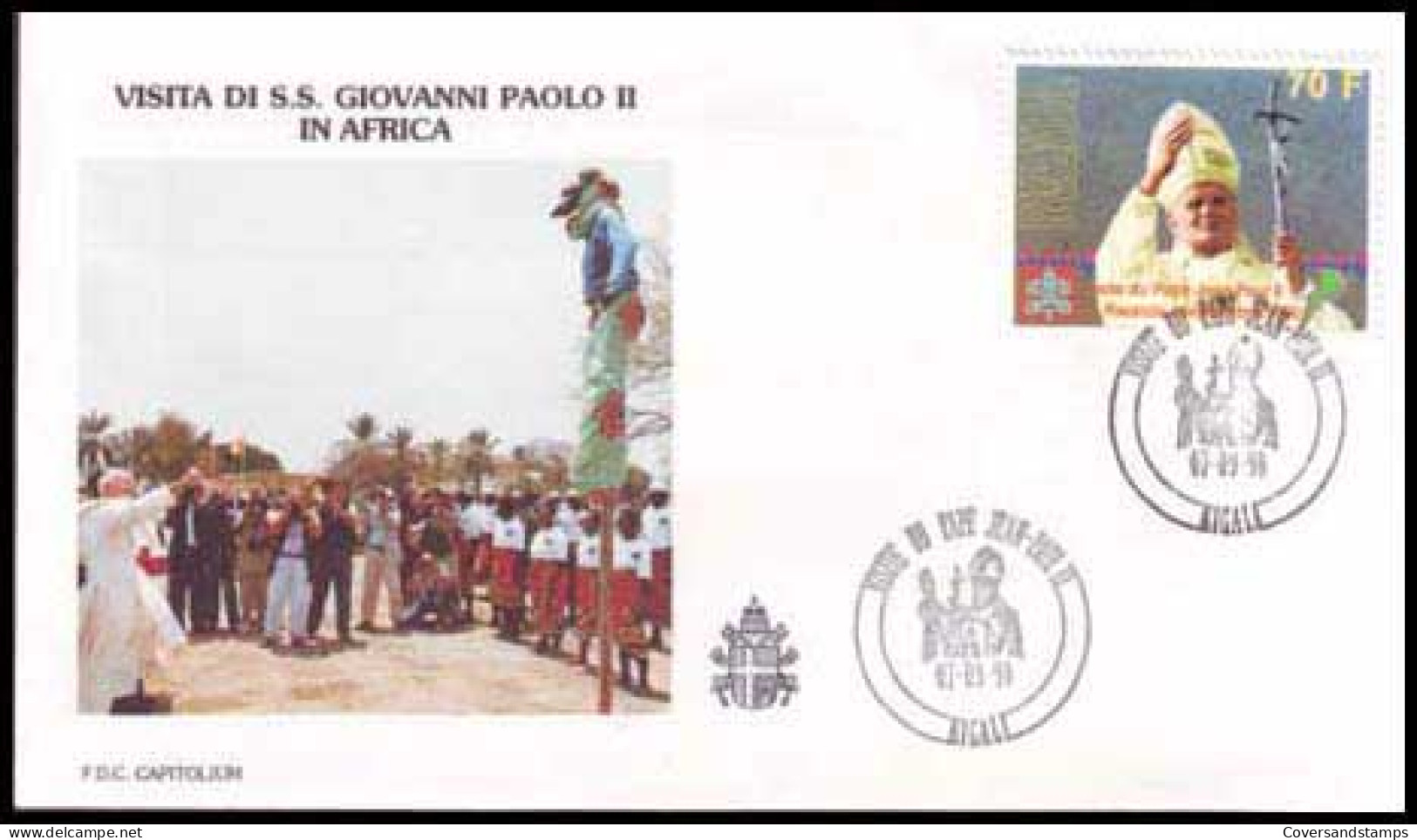 Rwanda - Paus Johannes Paulus II OpBezoek In Afrika -  - 1990-…