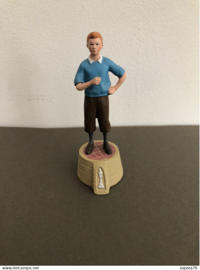 Figurine Tintin - Jeu D'échec 2012 - Figurine In Plastica