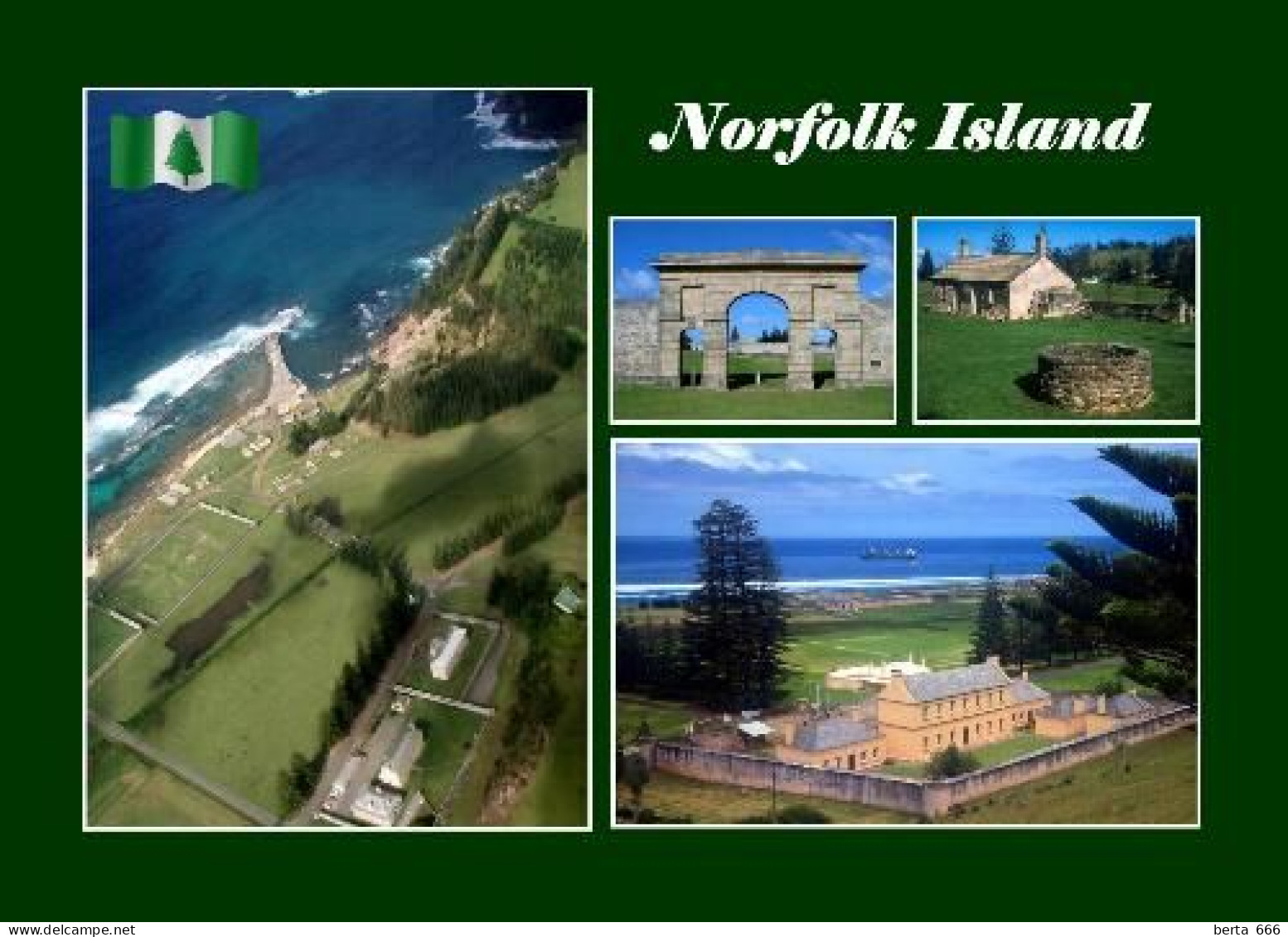 Australia Norfolk Island Multiview New Postcard - Norfolk Island
