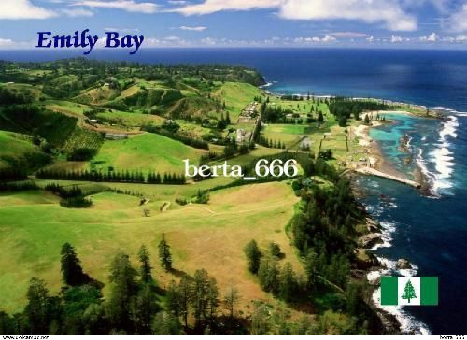 Australia Norfolk Island Emily Bay New Postcard - Norfolk Island