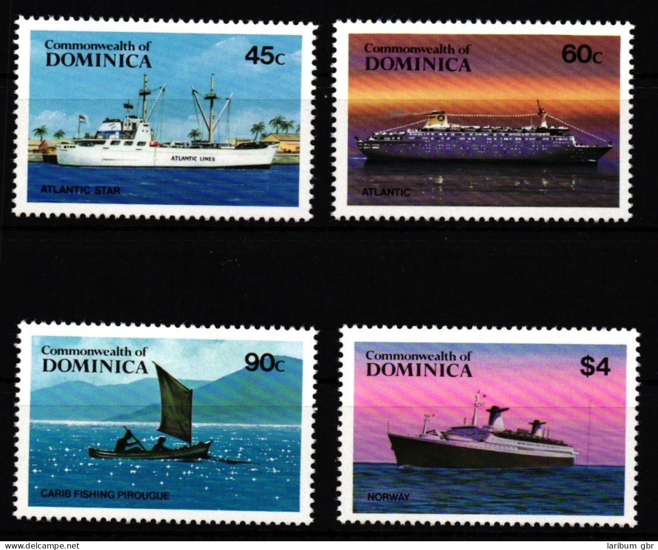 Dominica 856-859 Postfrisch Schiffe #NE774 - Dominique (1978-...)