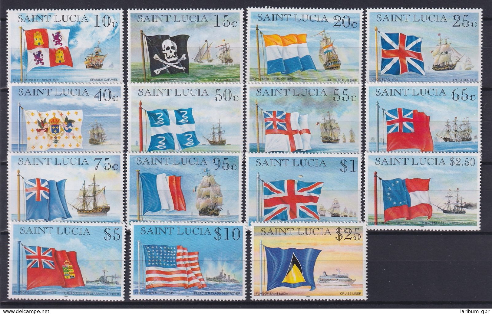 St. Lucia 1056-10770 I Postfrisch Schiffe #NE718 - St.Lucia (1979-...)