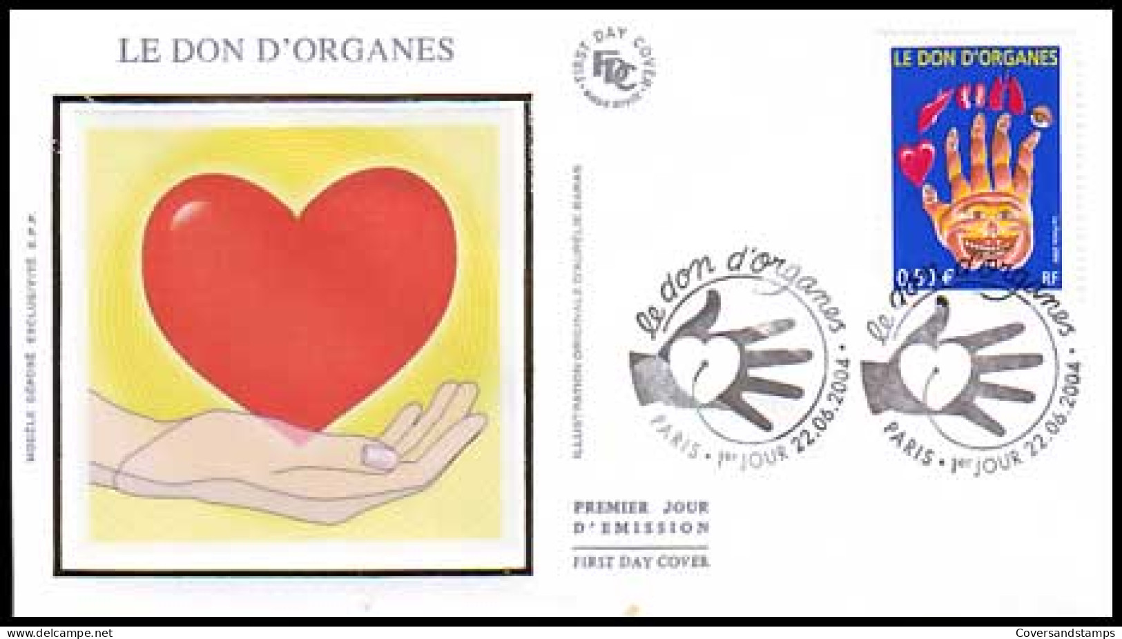 Frankrijk - Le Don D'organes - FDC - - 2000-2009