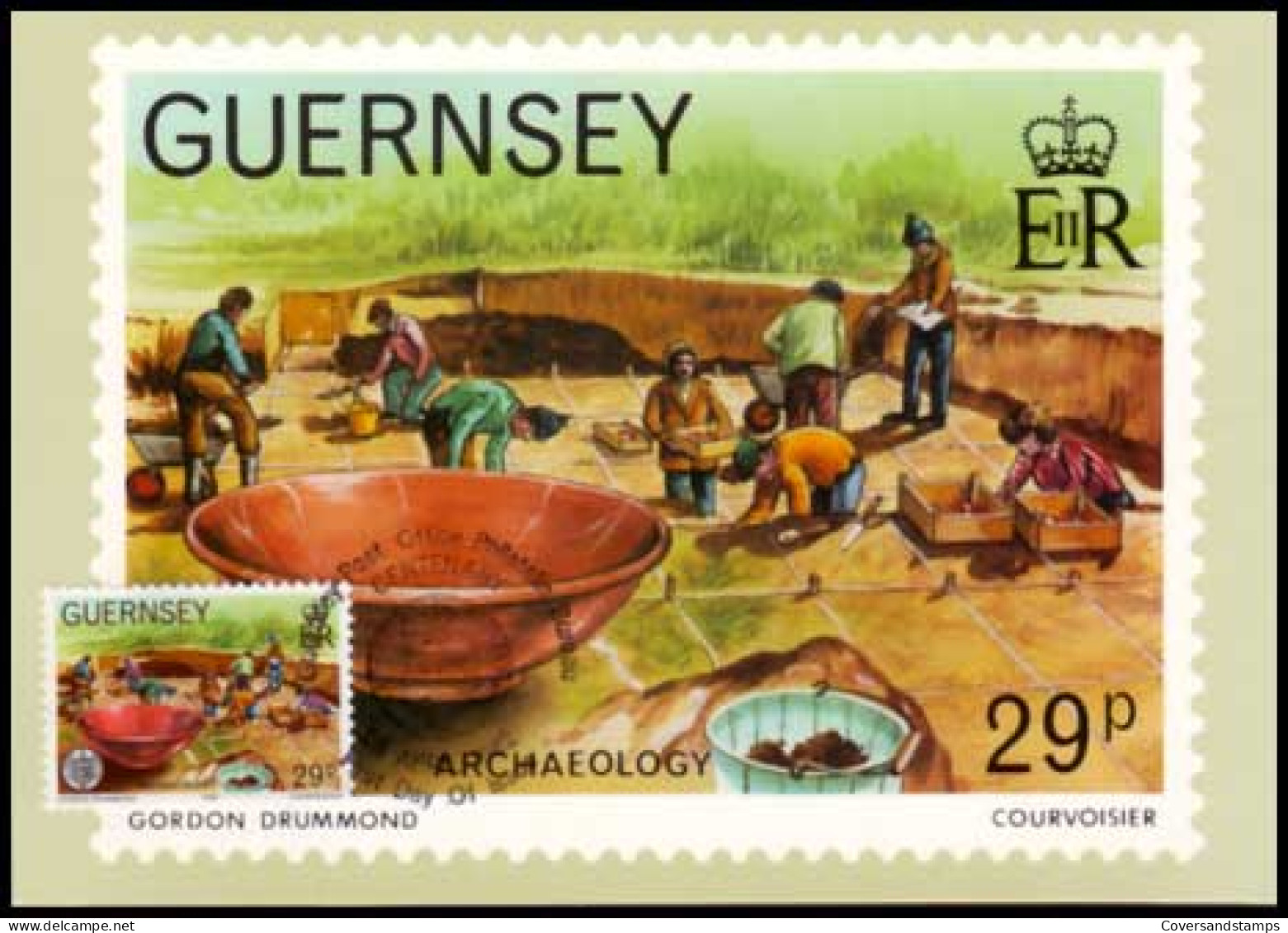 Guernsey - Europa 1982 - Archeologie - MK - - Guernesey