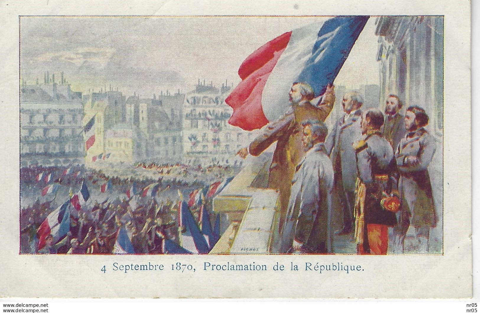 HISTOIRE - 4 Septembre 1870 , Proclamation De La Republique ( Collection Du Petit Parisien ) - Histoire