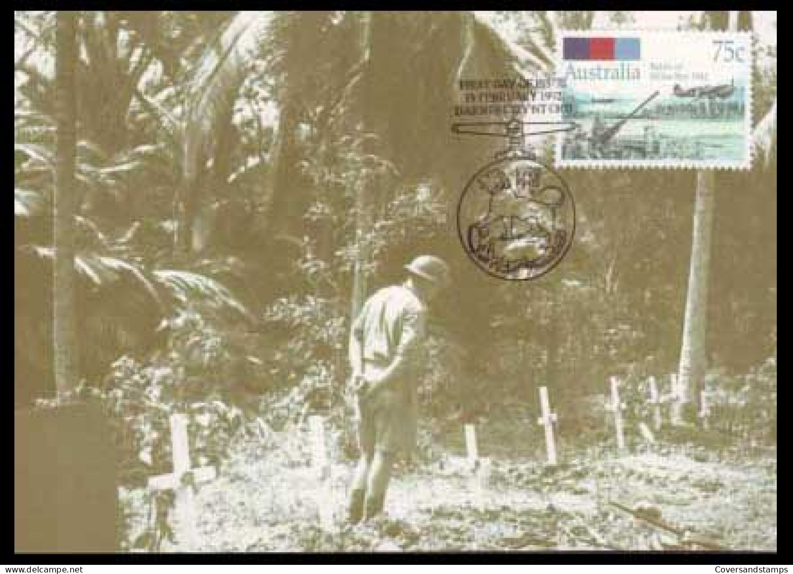 Australië  - Oorlog Attle Of Milne Bay - MK -  - Maximumkarten (MC)