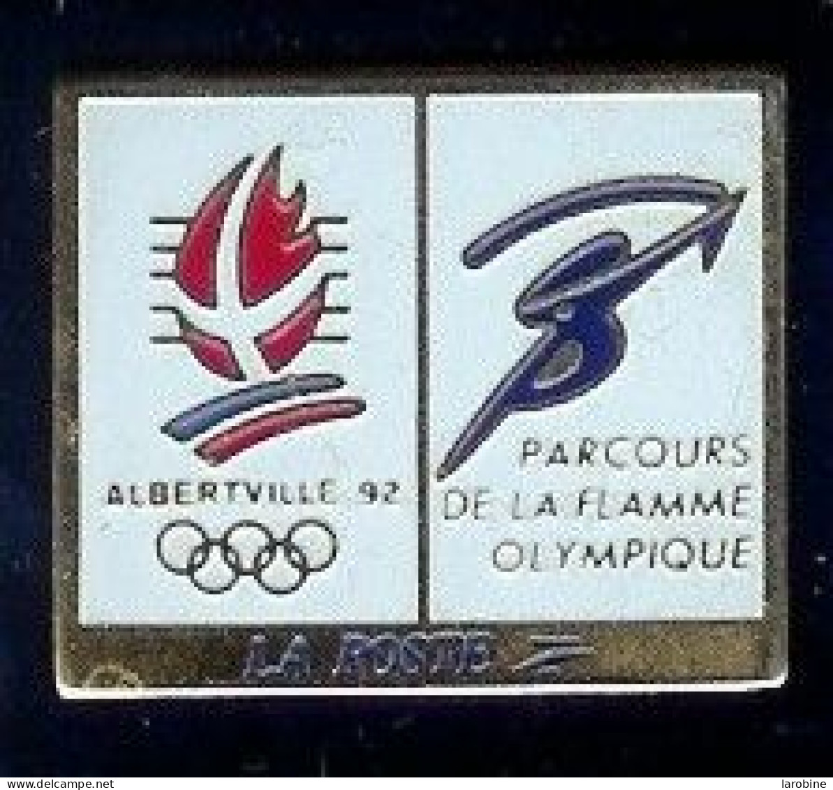 @@ La Poste ALBERTVILLE 92 Parcours De La Flamme Olympique @@po65 - Mail Services