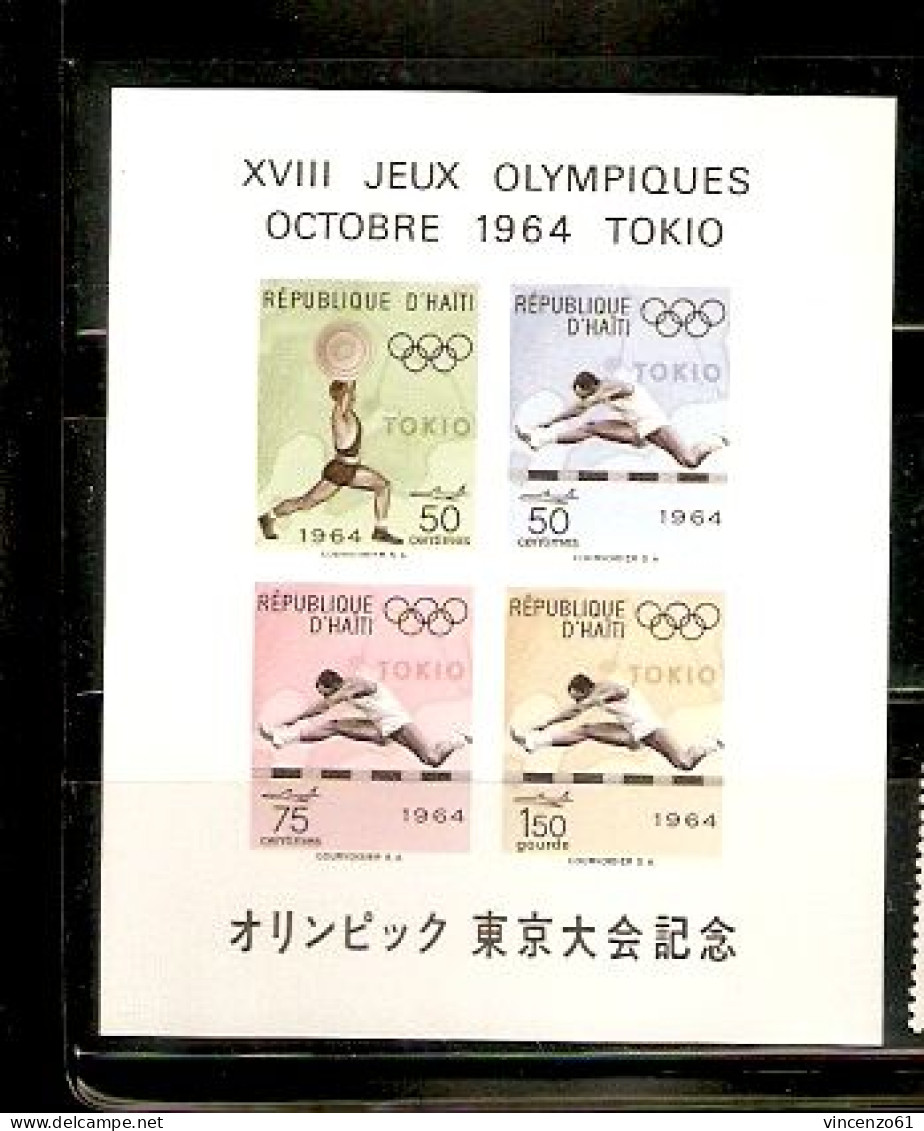 REPUBLIQUE D'HAITI TOKIO OLIMPIC GAME 1964 - Sommer 1964: Tokio